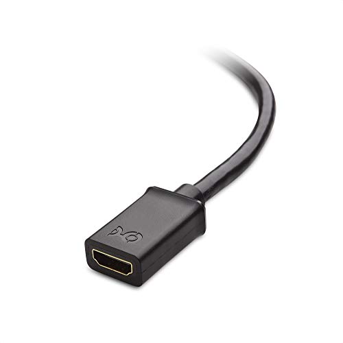 Kábel Számít, 2 Csomag Rövid Férfi-Nő HDMI Extender Adapter 0.5 ft / 0,15 m (HDMI-Kábelt is), hogy a Media Streaming Stick