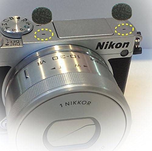 Tajvan Gomet Sony RX100 A6500 A7 Canon EOS R Nikon Z6 Z7 Kamera Mikrofon Szél muff szélvédő x 3 Csomag(6 db)
