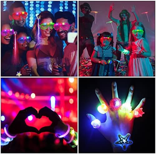 Max Szórakoztató 88Pcs LED világít Játék, Party kellék Világít A Sötétben, Party Kellékek, Ömlesztett, Világító rudat Halloween