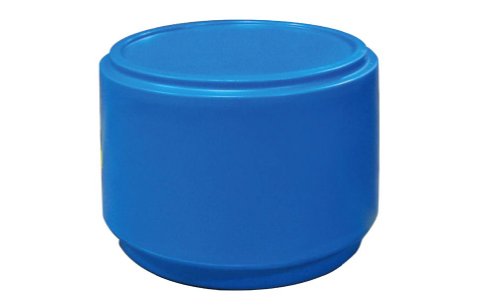 Forte Termékek 8002264 Kerek Műanyag Merchandiser, 21 L, 16 H 21 W, Kék
