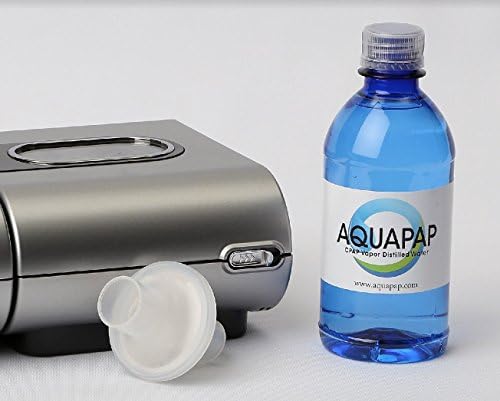 AQUAPAP 12 Uncia 8 Pack Gőz Desztillált CPAP Víz | 1-2 nites egy Üveg | használható Resmed valamint a Respironics Gépek