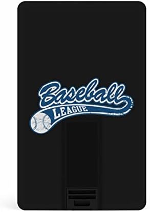 Kék Baseball Liga USB 2.0 Flash-Meghajtók Memory Stick Hitelkártya Forma