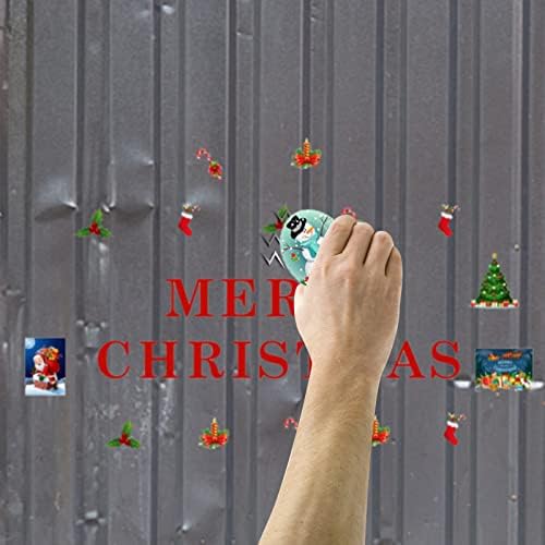 Boldog Karácsonyt Garázskapu Matrica Ünnep Dekoratív Autó, Hűtőszekrény Matrica, Fali Matricák Családi