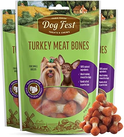 Pulyka Hús, Csontok (Csomag 3) - Kutya eledel - Pulyka Hús, Csontok Készült Emberi Minőség, Igazi Hús & Összetevők - Magas