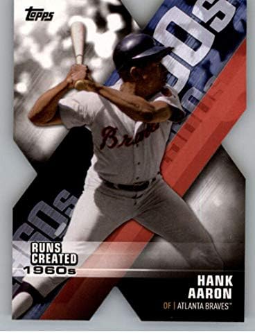 2020 Topps Évtizedben a Dominancia DOD-3 Hank Aaron Atlanta Braves MLB Baseball Trading Card