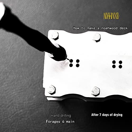 NOAHWOOD Fingerboards Szint (34.2x97mm 5 Rétegű Juhar Fa Kézzel NW11sMolds)+2 Db Grip Tape (Színes)