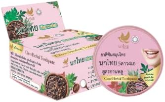 Thai Gyógynövényes Fogkrém NOKTHAI 5Star4A Thai Szegfűszeg Gyógynövényes Fogkrém Koncentrált Formula a Természet Csökkenti