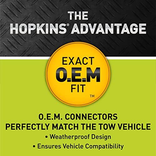 Hopkins Vontató Megoldások 40934 Plug-in Egyszerű Jármű Kapcsolási Kit, Fekete