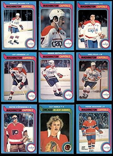 1979-80 O-Pee-Chee Washington Capitals Közelében Csapat készen áll a Washington Capitals-Hockey (Set) VG/EX+ Capitals-Hoki
