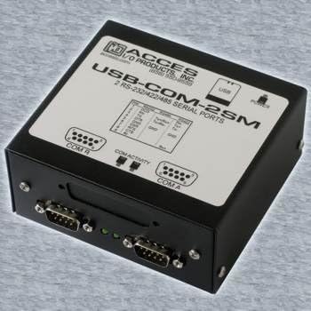 Két-Port USB-Soros RS-232/422/485 Adapter (USB-COM-2SM)