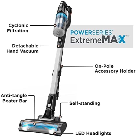 FEKETE+DECKER POWERSERIES Extrém MAX™ MAX 20V* Vezeték nélküli Bottal Vákuum (BHFEB520D1)