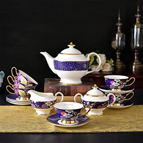 YTYZC Gyönyörű Európai Stílusú Kávé Öltöny Kerámia Teás Készlet Délutáni Tea Kínai porcelán kávéscsésze Szett