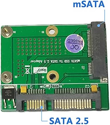 WLGQ mSATA（Mini PCIe） SSD (Solid State Drive) 2,5 hüvelykes SATA Adapter Kártya