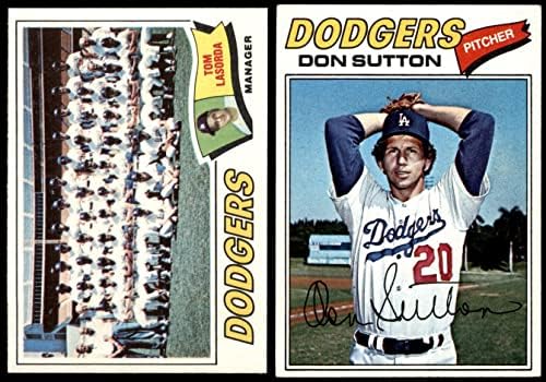 1977 Topps Los Angeles Dodgers Csapat készen áll a Los Angeles Dodgers (Set) EX+ Dodgers