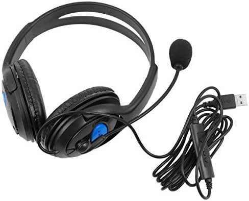 STOBOK 3pcs Mikrofon Kék Fül Zene USB Lányok Sztereó Törlése Telefonok Fejét Felnőttek Vezetékes Fejét Szerelt hangot Fejhallgató,