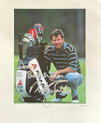 Nick Faldo Aláírt Golf 8x10 Fotó - Dedikált Golf Fotók