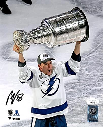 Ondrej Palat dedikált, aláírt 8x10 fotó NHL-Tampa Bay Lightning SZÖVETSÉG Tanú