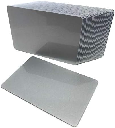 1000 CR80 30Mil Ezüst PVC Műanyag Hitel, Ajándék, Fénykép-AZONOSÍTÓ Kártyák HiCo Mágneses Csík Mag