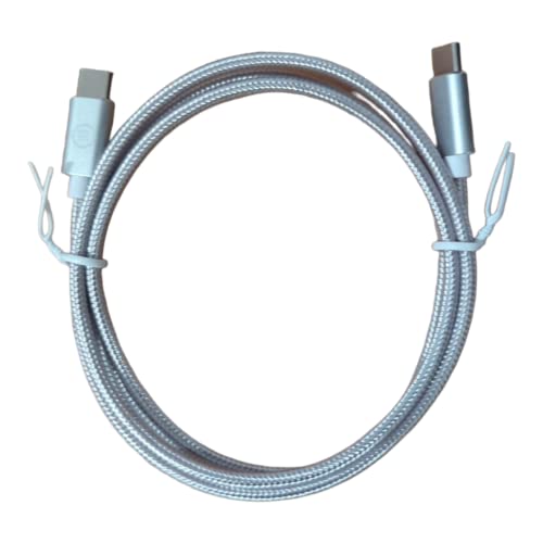4-Pack Típusú USB-USB C Fonott Nylon Töltő Kábel, MacBook, iPad, Galaxy Pro Telefonok, Kapcsoló, Pixel (3 Méter, Ezüst)