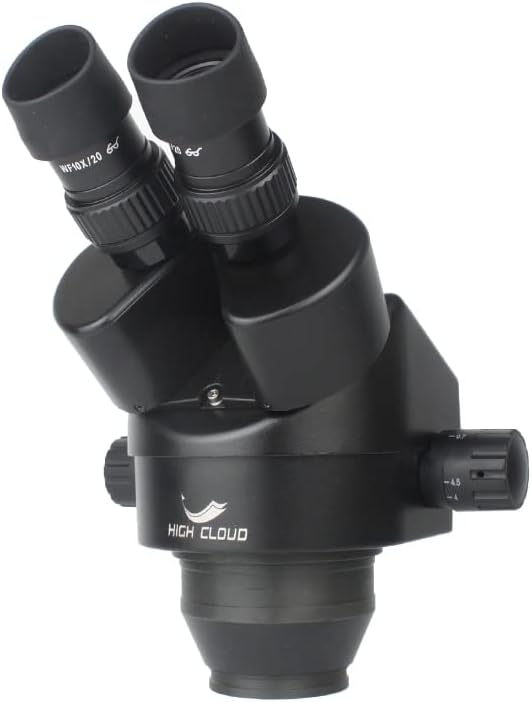 Binokuláris Mikroszkóp Nagyítását Folyamatos 7X Zoom-45X Sztereó Mikroszkóp Fej + WF10X/20 mm-es Szemlencse a Telefon PCB
