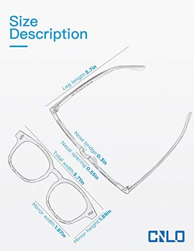 CNLO Kék Fény Blokkoló Szemüveg,Professzionális Anti-kék Szemüveg，az UV-Védelem, Anti Terhelését, könnyű keret szemüveg Férfiak/Nők