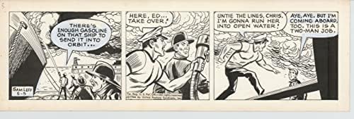 Davy Jones Eredeti Tinta Napilap Képregény Művészeti Alá Húzott Sam Leff 1966 227