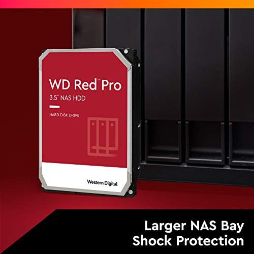 Western Digital 20TB WD Red Pro NAS Belső Merevlemez HDD - 7200 RPM, SATA 6 Gb/s, CMR, 512 MB Cache, 3.5 - WD201KFGX