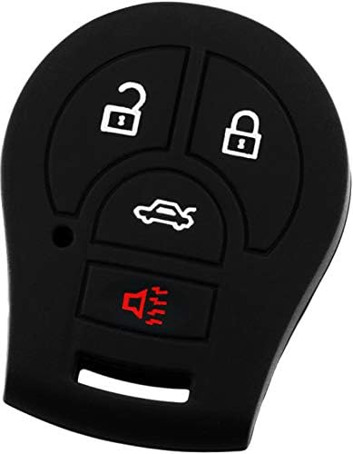 KeyGuardz Kulcsnélküli Bejegyzés Távoli Autó távirányító Külső Héj Borító Puha Gumi védőtok Nissan Versa Kocka CWTWB1U751