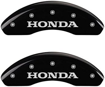 MGP Féknyereg Kiterjed 20197SCIVBK Fekete Por Kabát Befejezés Honda/Civic 2015 Vésett Féknyereg Fedél Ezüst Karakter Készlet