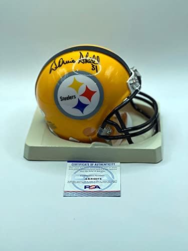 DONNIE SHELL Pittsburgh Steelers ALÁÍRT Dedikált Mini SISAK w/PSA COA HOF - Dedikált NFL Mini Sisak