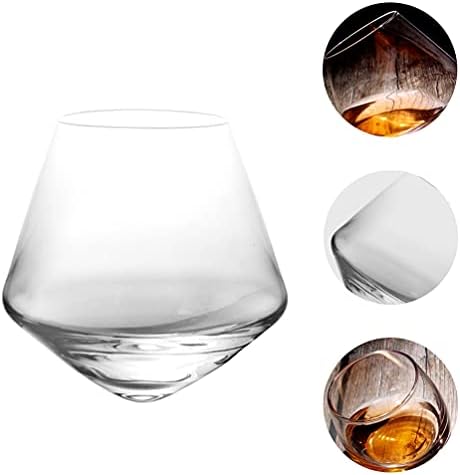 UPKOCH Szemüveg Üveg, Kristály Whiskys Poharat 300ml Vastag Alsó Bourbont, Koktél, Ital, Otthon, Bár Ajándékok a Férfiak,