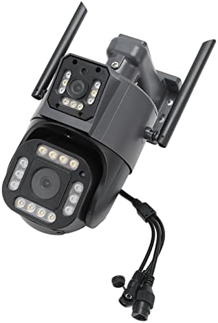 DAUERHAFT Kültéri Biztonsági Kamera Széles Látószögű 4MP Távoli Monitor Okos Kültéri Kamera, Vezeték nélküli, Automatikus