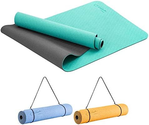 C. Park Fitness TPE Jóga Szőnyeg Szíj - 4mm Extra Vastag Yoga Mat - Kétoldalas Csúszásmentes Jóga Szőnyeg, Szakmai Jóga Szőnyeg