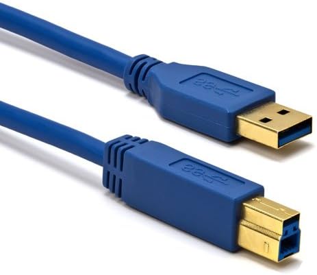 Cmple – USB 3.0-B Male/Male Kamera Kábel, 3FT, Kék