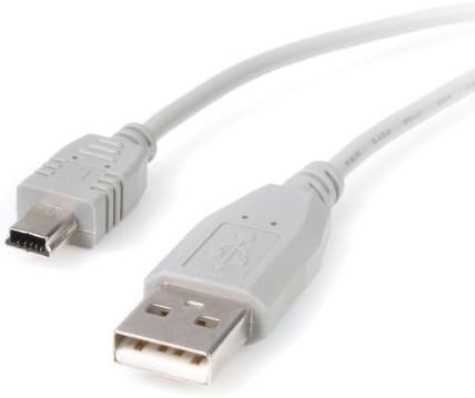 StarTech.com 1 ft. (0,3 m) USB-Mini USB Kábel - USB 2.0 A-Mini B - Szürke - Mini USB Kábel (USB2HABM1)