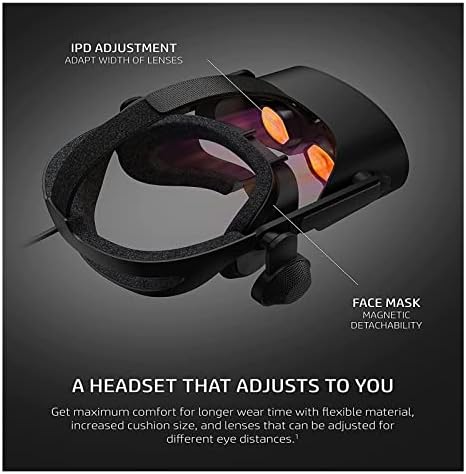 KLEEME VR Headset Vezérlő Állítható Lencse Hangszórók Szelep a Játék Kompatibilis Gőz VR & Vegyes Valóság HP Reverb G2/G1