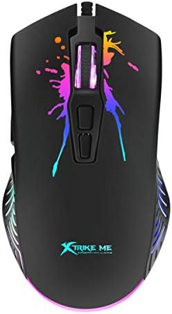 Xtrike Nekem Vezetékes Optikai Gaming Mouse GM-215 7D 7 Gombokkal RGB Háttérvilágítás DPI 1200/24000/4800/7200