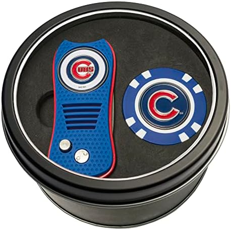 Csapat Golf MLB Chicago Cubs Ajándék Szett Rugós Található Eszköz & Chip, magában Foglalja a 2 Kétoldalas Zománc Labdát Markerek,
