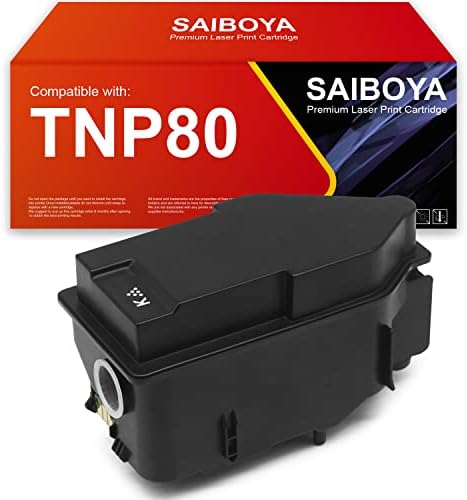 SAIBOYA Utángyártott Nagy Kapacitású TNP80 Fekete Festékkazetta Cseréje a Konica Minolta Bizhub C3320i Nyomtatók.