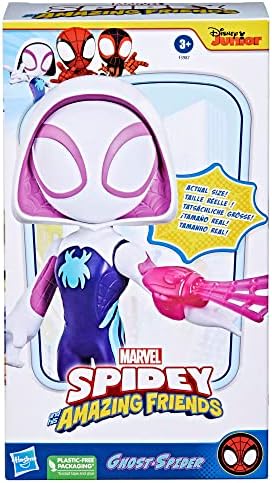Hasbro Marvel Pókember A Csodálatos Barátok, Óriásméretű Szellem-Spider Figura, Óvodai Super Hero Játék, Gyerekek 3 éves