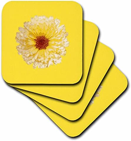 3dRose Gyönyörű Sárga Marigold Botanikus Art - Alátétek (cst_356883_3)
