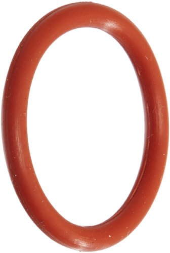 150 Szilikon O-Gyűrű, 70A Durometer, Piros, 2-7/8 ID 3-1/16 OD, 3/32 Szélesség (Csomag 5)