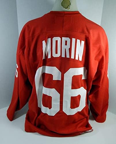 Florida Panthers Morin 66 Játék Használt Piros Gyakorlat Jersey 58 DP19638 - Játék Használt NHL-Mezek