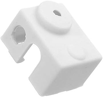 SUTK 10db Fehér Hotend Blokk Hőszigetelő Zokni Szilikon tok 3D Nyomtató