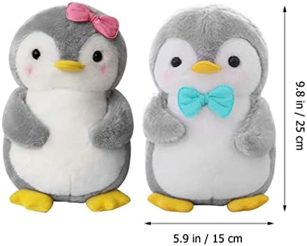 STOBOK Baba Puha Játékok Pár Pingvin Plüss Állatok Plüss Baba Plüss Pingvin, Plüss Párna Plüss Pingvin Játékok Rajzfilm Pingvin