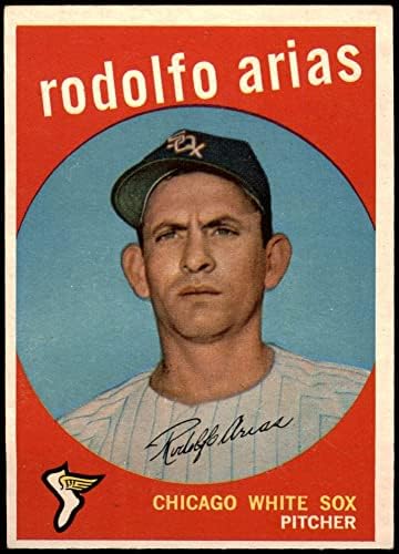 1959 Topps 537 Rodolfo Arias Chicago White Sox (Baseball Kártya) EX White Sox