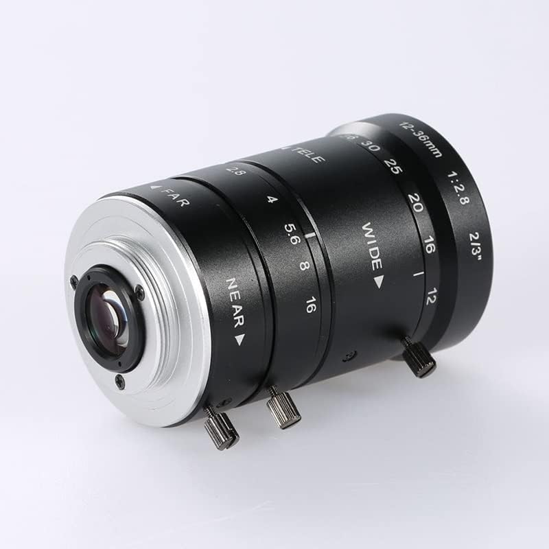 Mikroszkóp Kiegészítők 10MP 12-36mm F2.8 - F16 Ipari Zoom Mikroszkóp Objektív Labor Fogyóeszközök