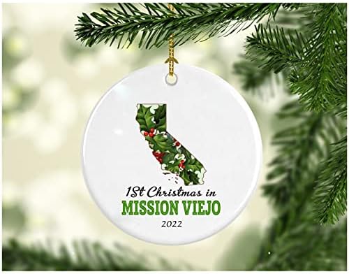 Karácsonyi Ünnep 2022 Dísz Gyűjthető Első 1. Szezon Él a Mission Viejo Kaliforniai Karácsonyi Díszek Fa, a Karácsony, az
