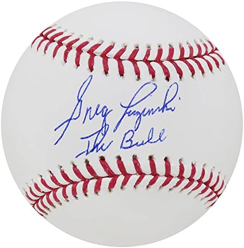 Greg Luzinski Aláírt Rawlings Hivatalos MLB Baseball w/A Bika - Dedikált Baseball