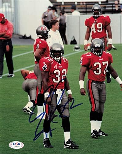 ERIC RHETT aláírt 8x10 fotó PSA/DNS-Tampa Bay Buccaneers Aláírt - Dedikált NFL-Fotók